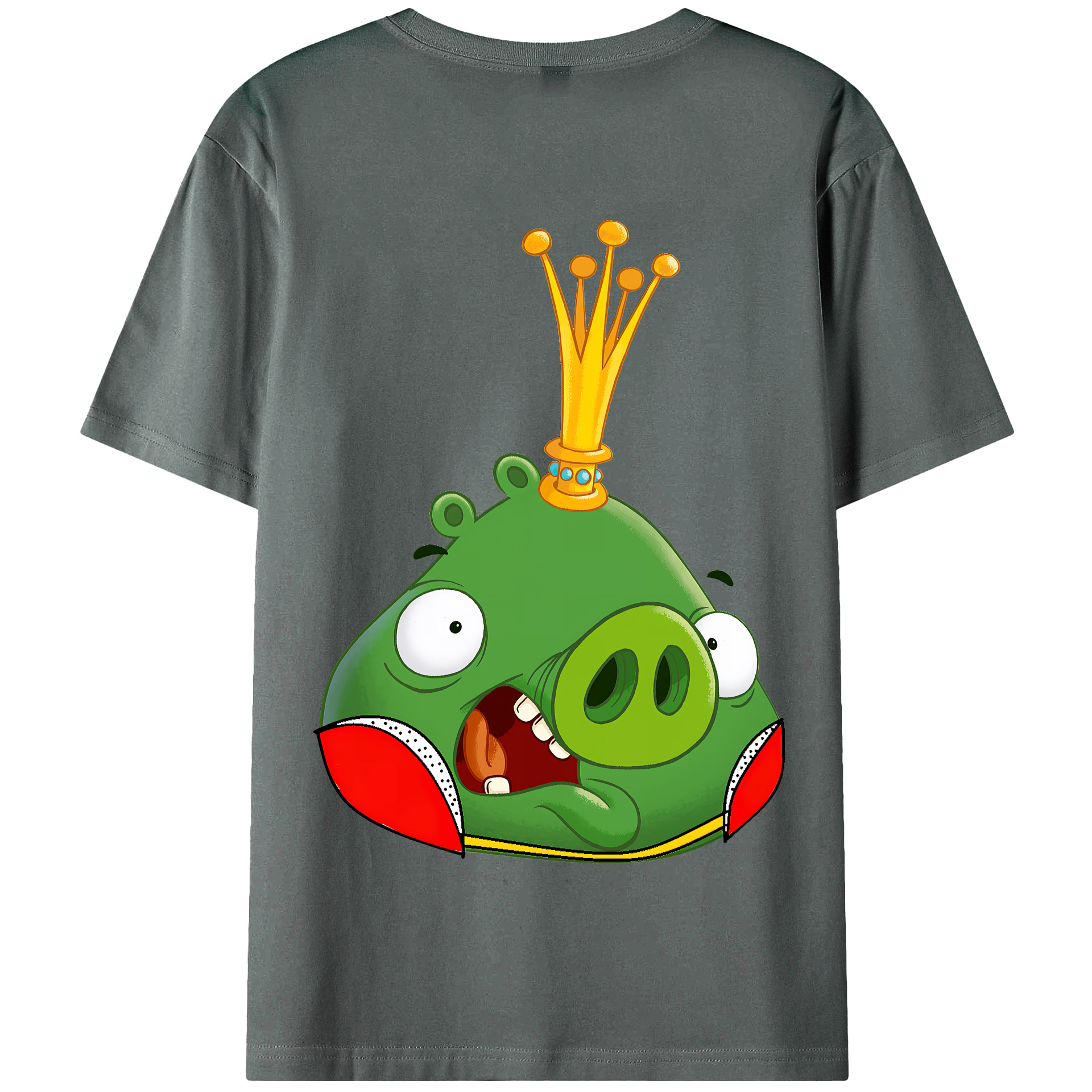（画像用） Angry Birds アングリーバード 綿100％半袖Tシャツ（背面プリント）